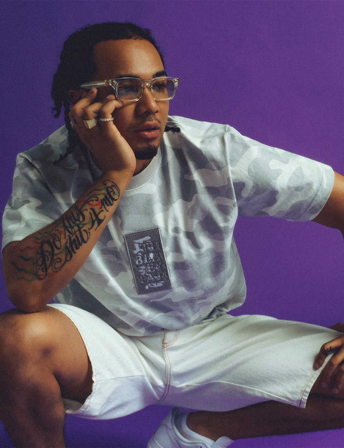 HWC LABEL EMBROIDERED TEE