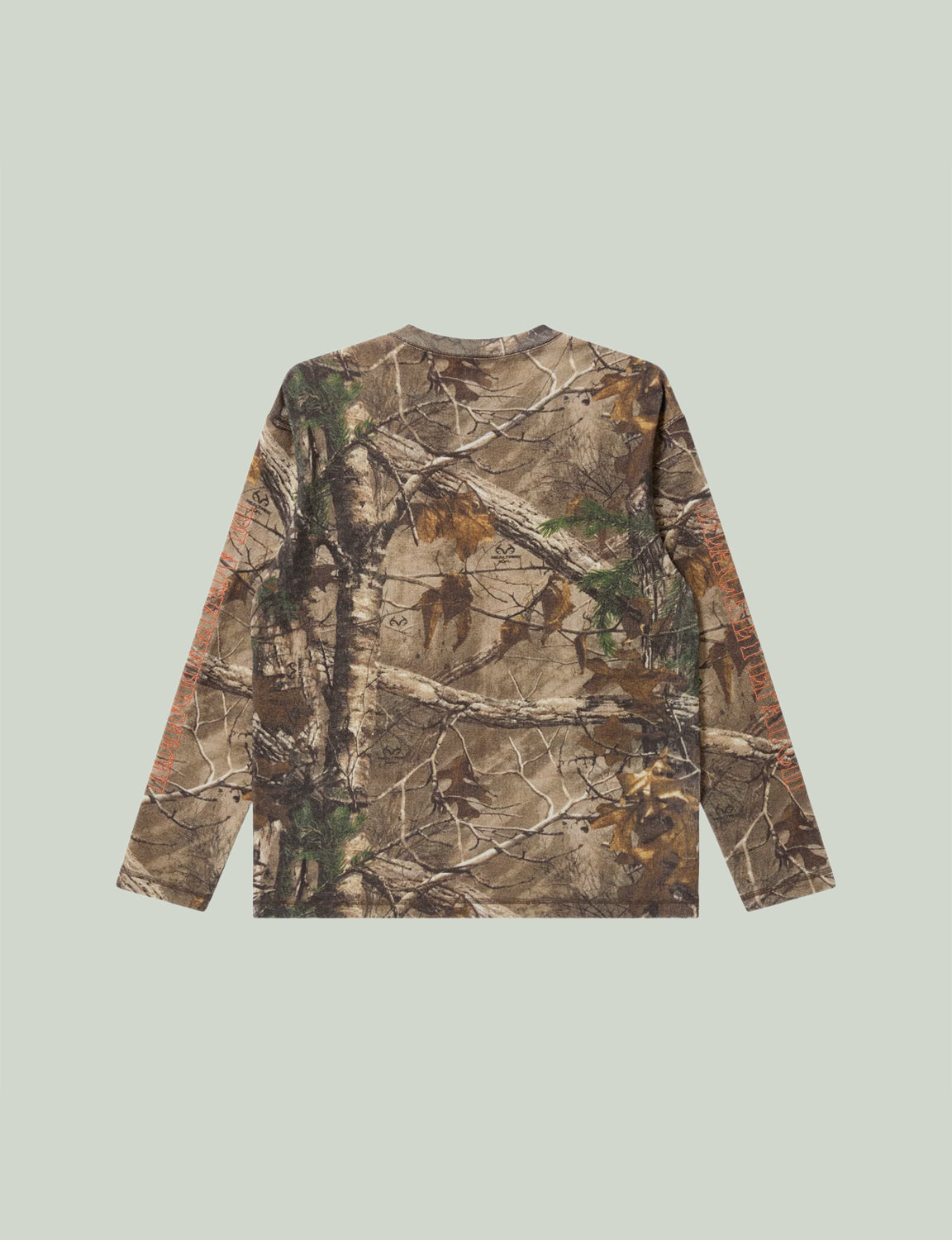 STENCIL LOGO HENLEY NECK L/S TEE