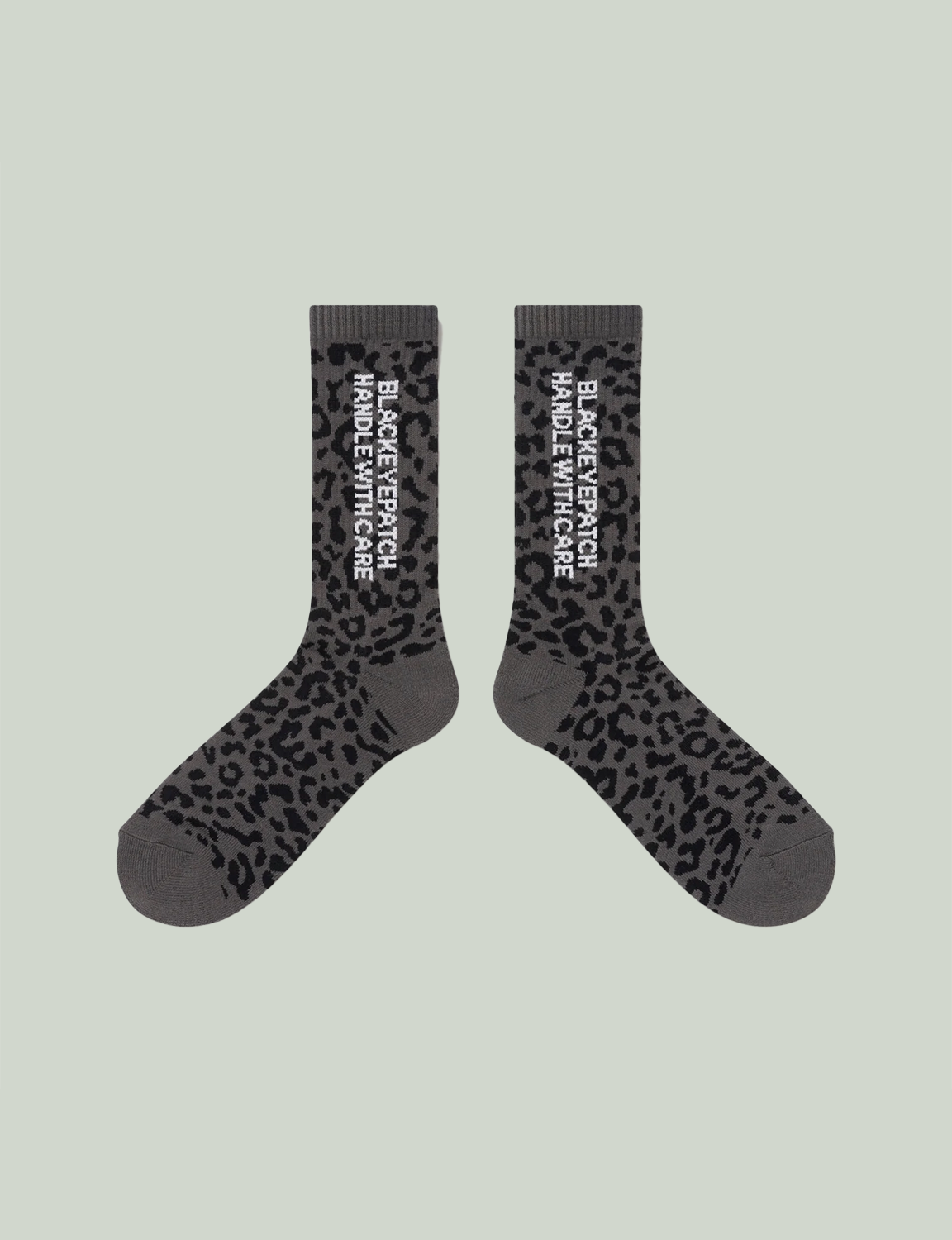 Leopard Patterned Heel Socks