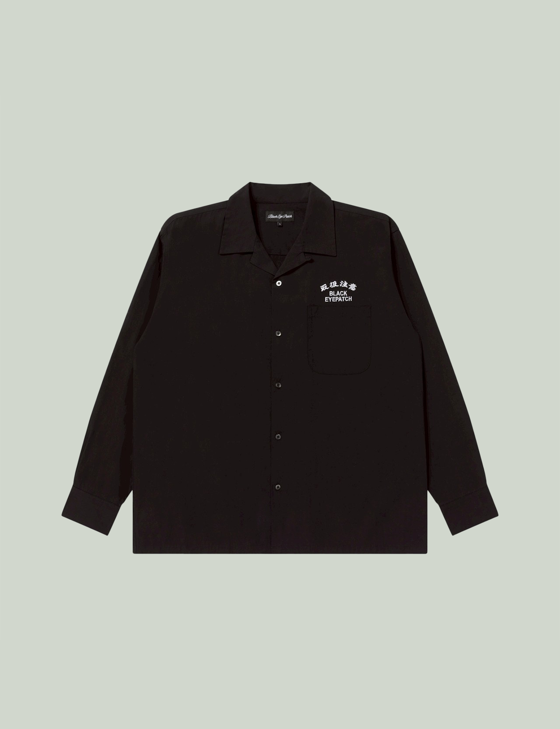 HWC EMBROIDERED OPEN COLLARED L/S SHIRT