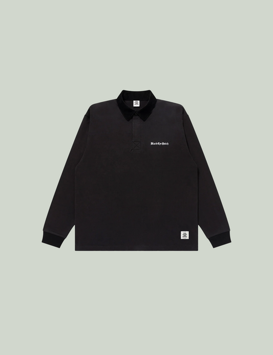 OE LOGO CORDUROY COLLARED RUGBY SHIRT