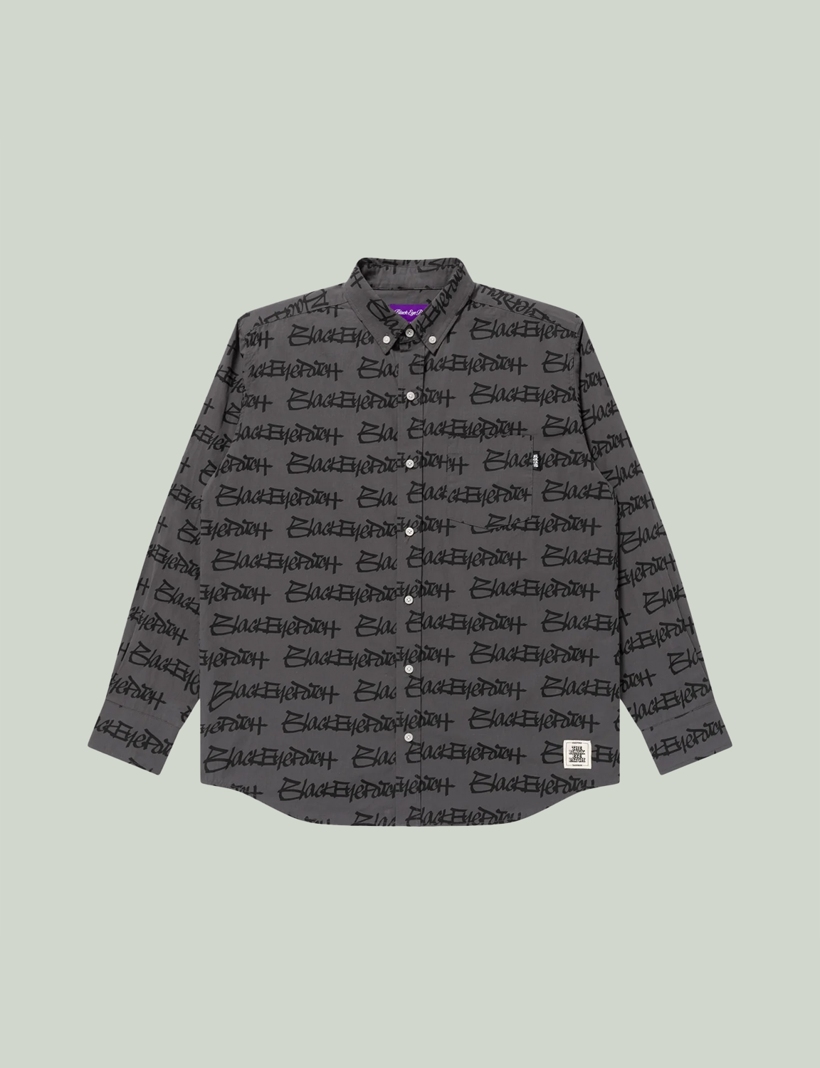 FASTHAND SCRIPT COTTON L/S SHIRT