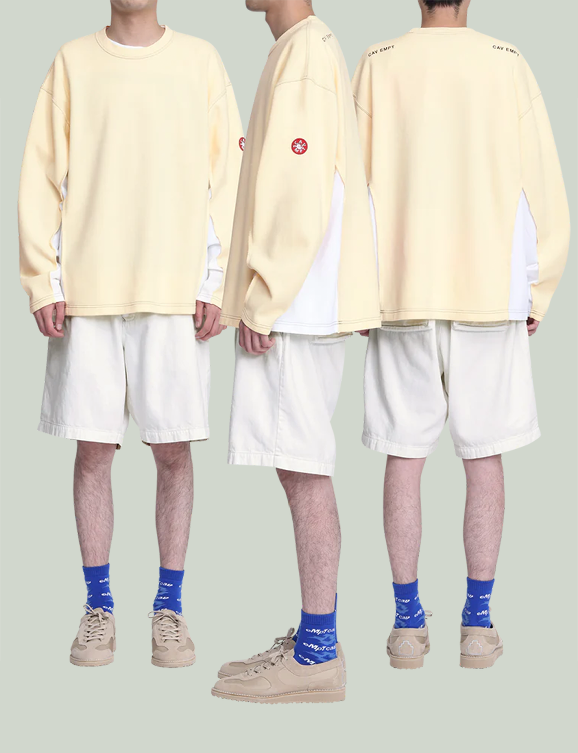 SIDE SEAM DBL KNIT LONG SLEEVE