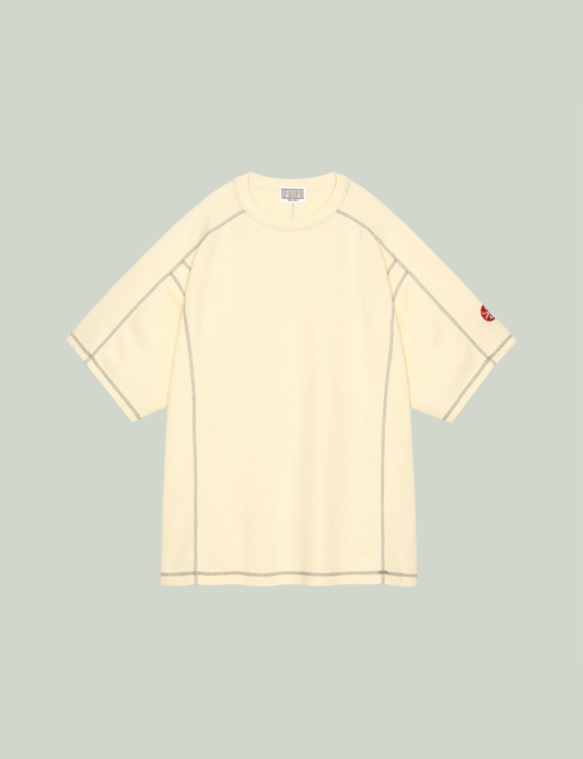 CREW NECK DBL KNIT SHORT SLEEVE