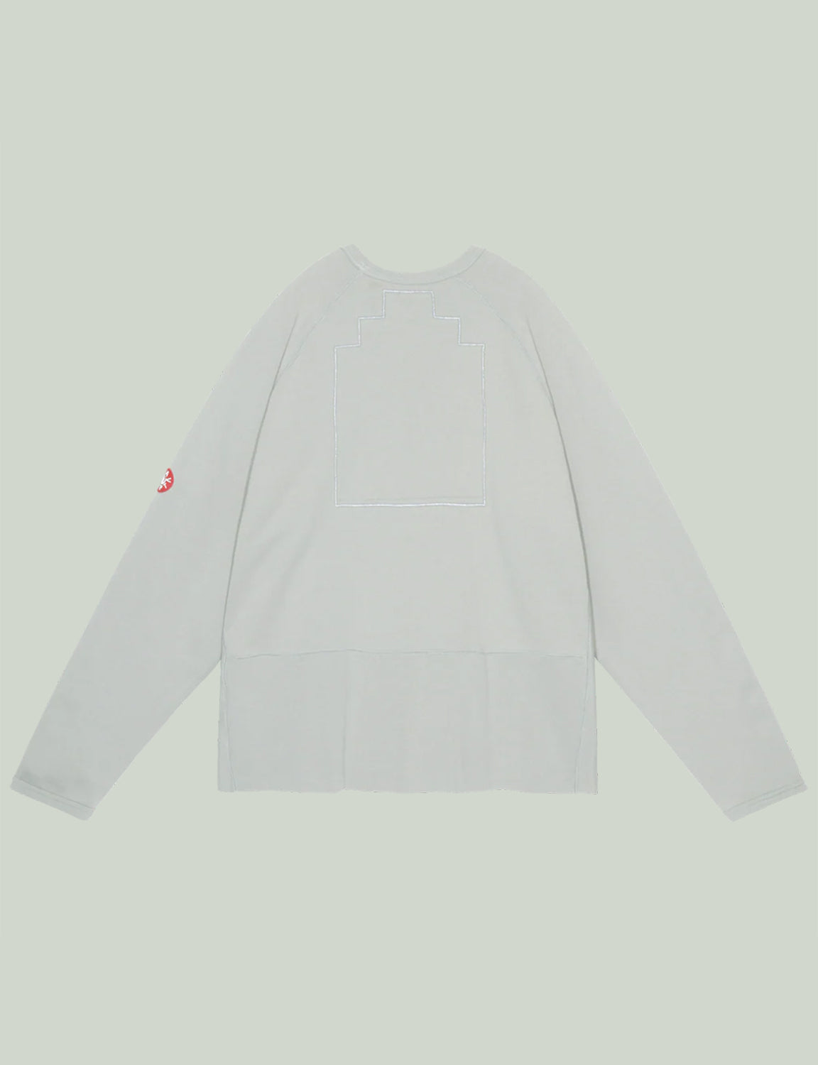 HALF PANEL RIB CREW NECK