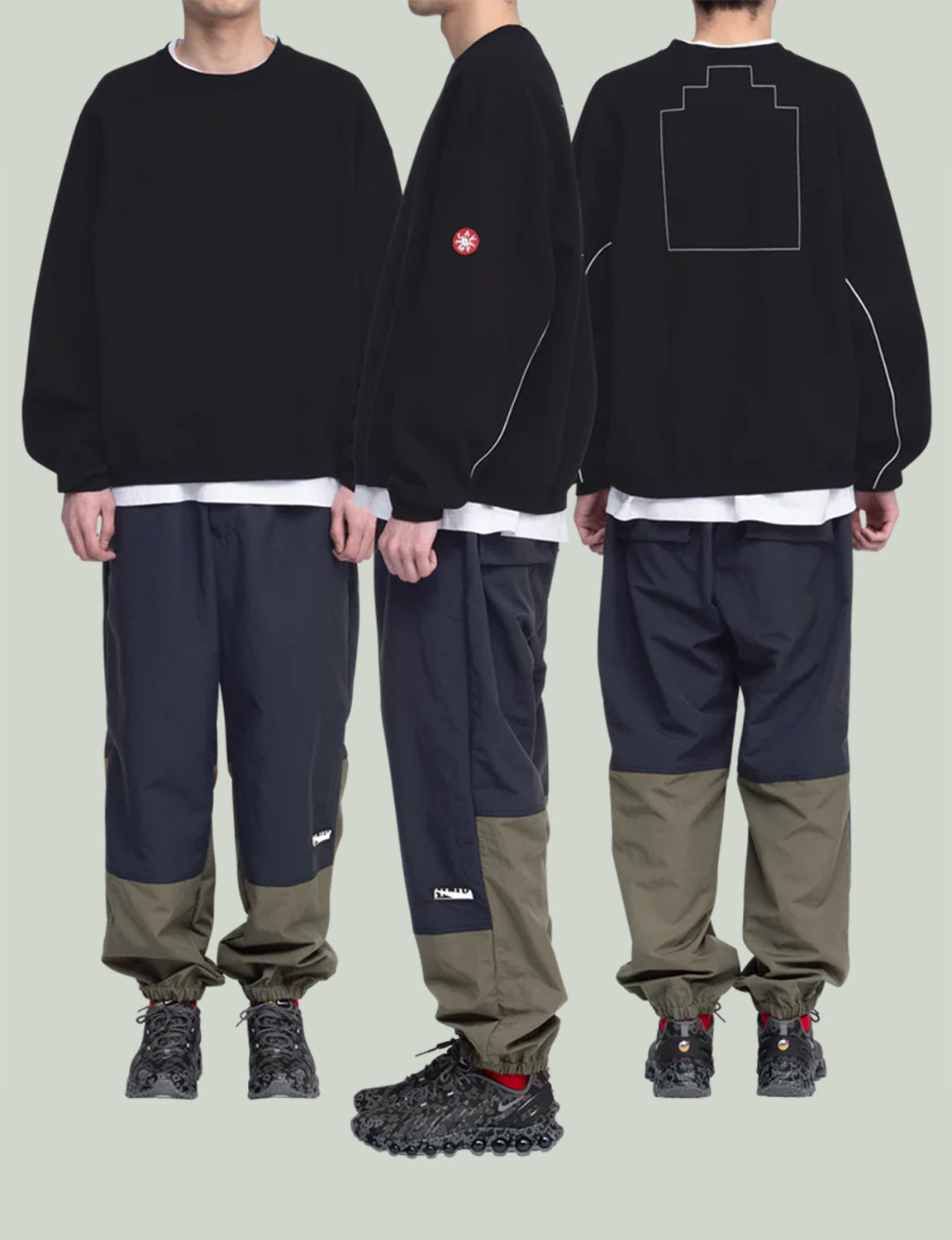 SOLID LOOSE CREW NECK