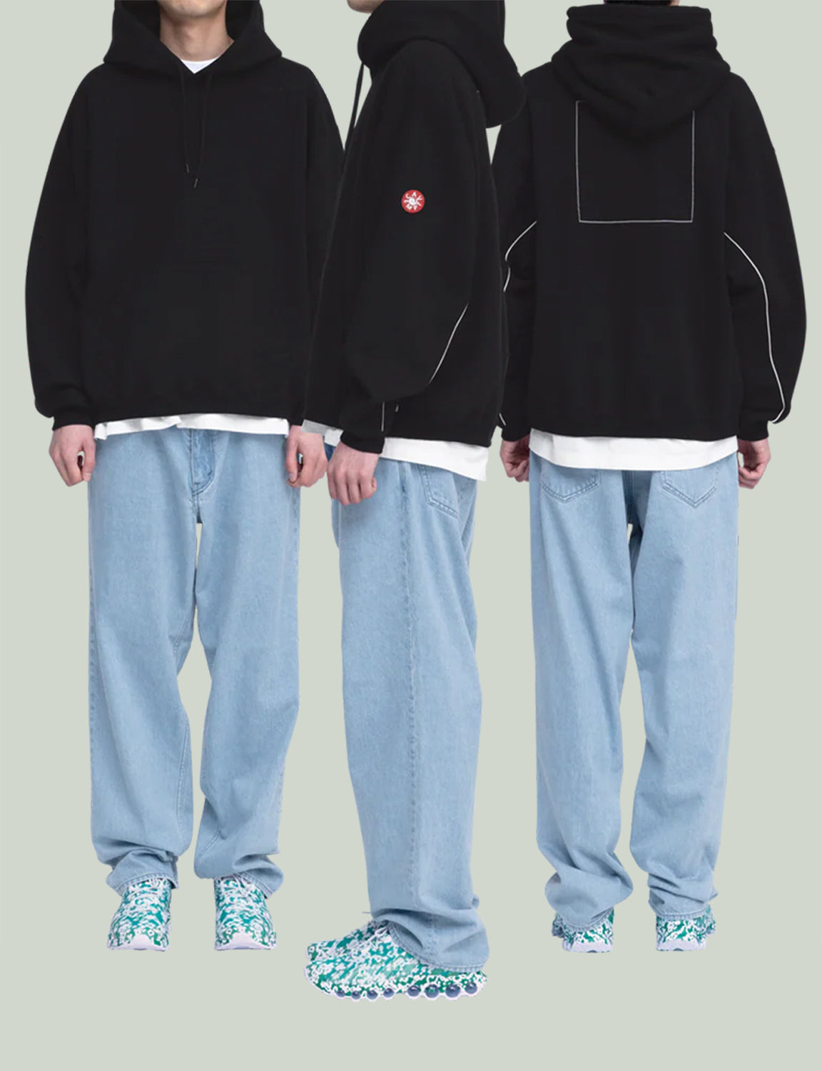 SOLID LOOSE HOODY