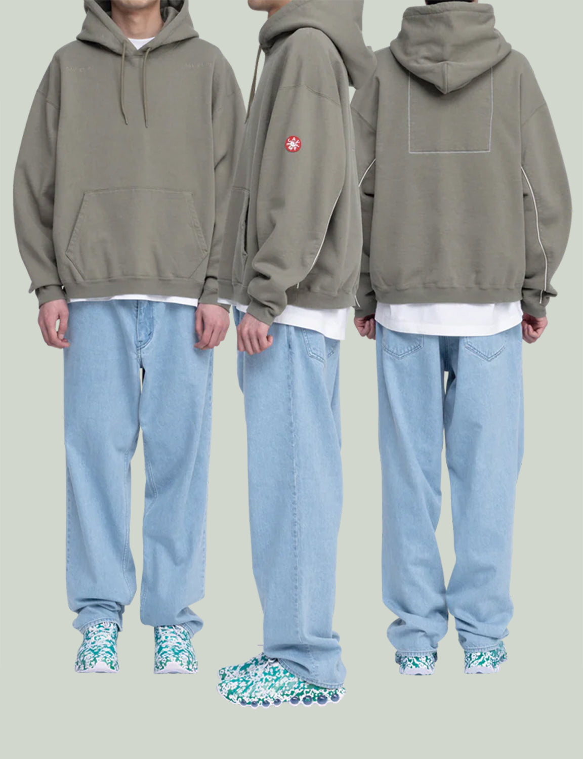 SOLID LOOSE HOODY