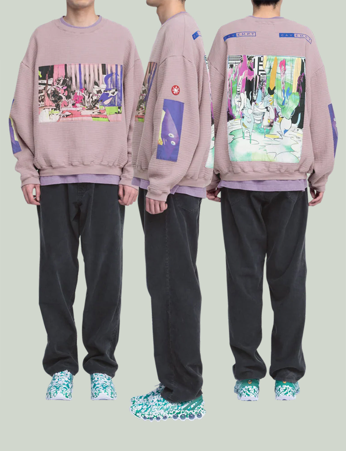 CRV GAUZE CREW NECK