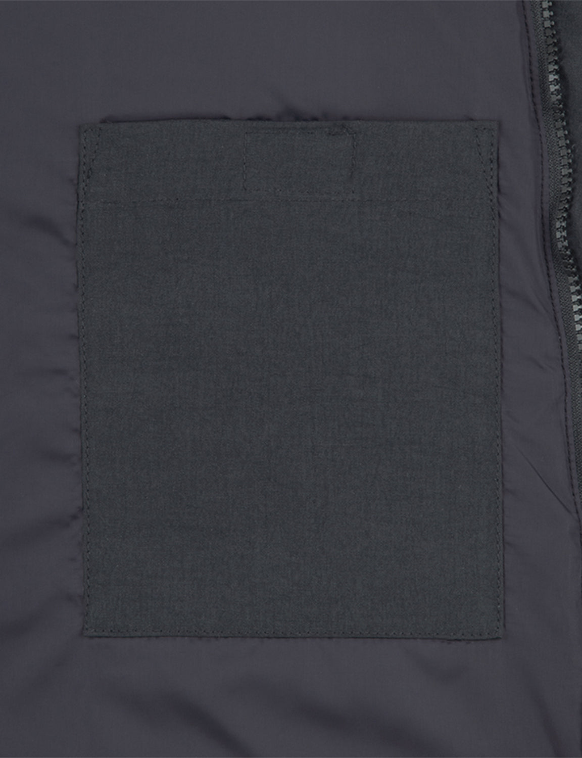 DIAGONAL FLAP PUFF JACKET