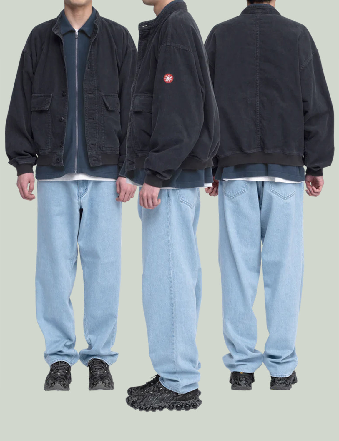 OVERDYE CORD BUTTON JACKET