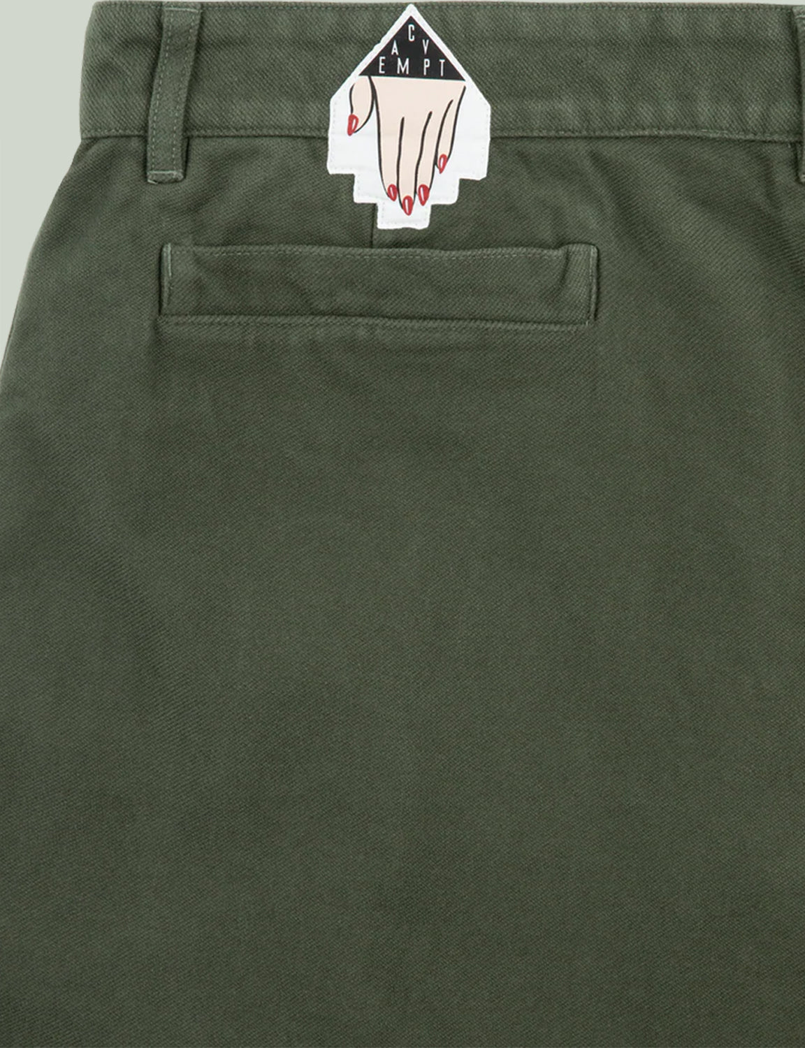 BRUSHED SOFT COTTON ONE TUCK PANTS