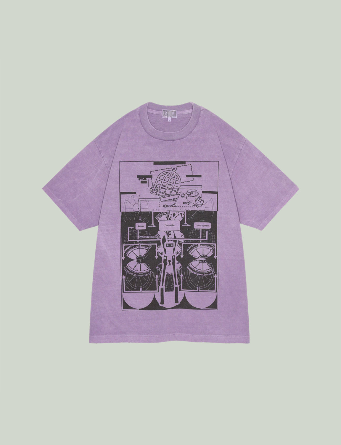 C.E CAV EMPT(シーイー) 2025AW Tシャツ パープル 通販
