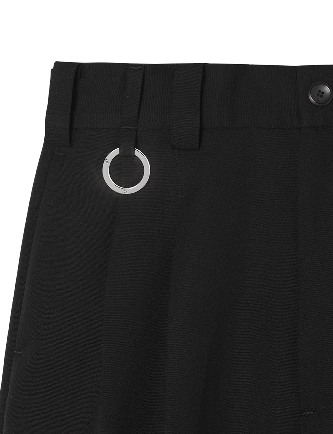 Extra Volumed Tapered Pants / black