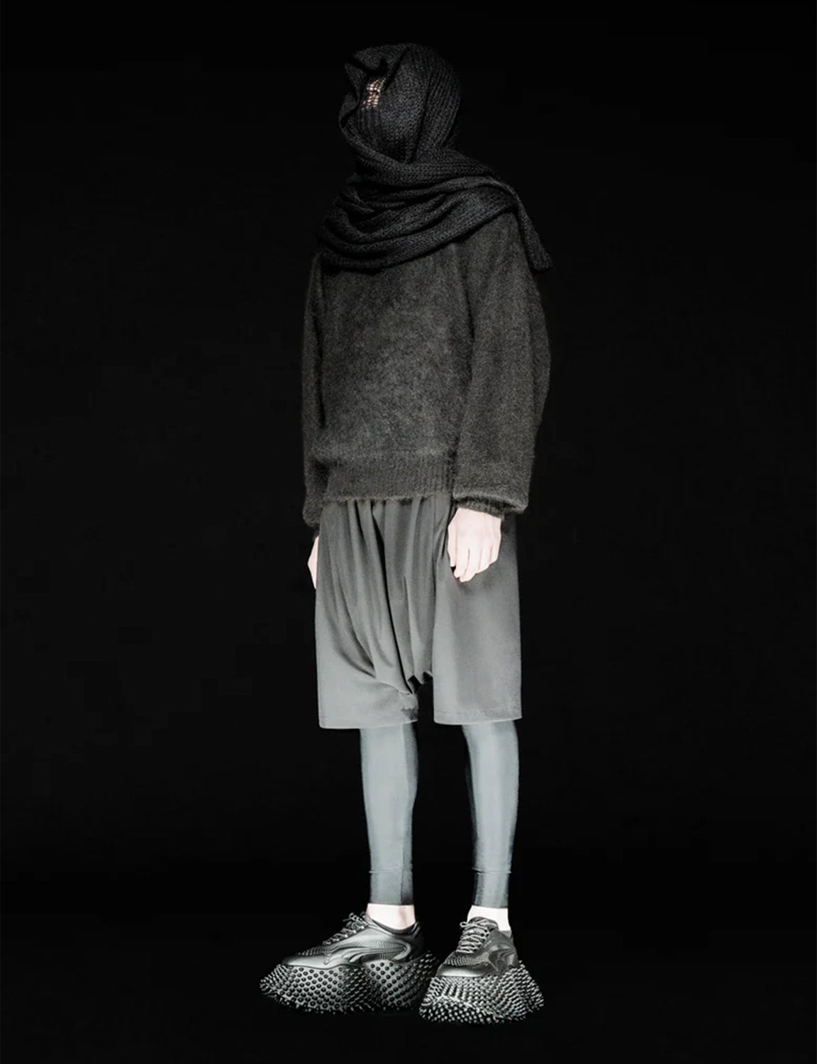 Fishnet Muffler - Black