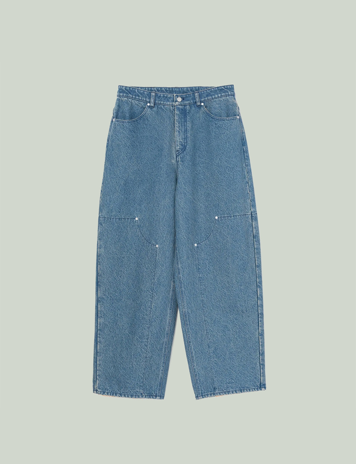 REVERSIBLE DENIM PANTS (BLUE)