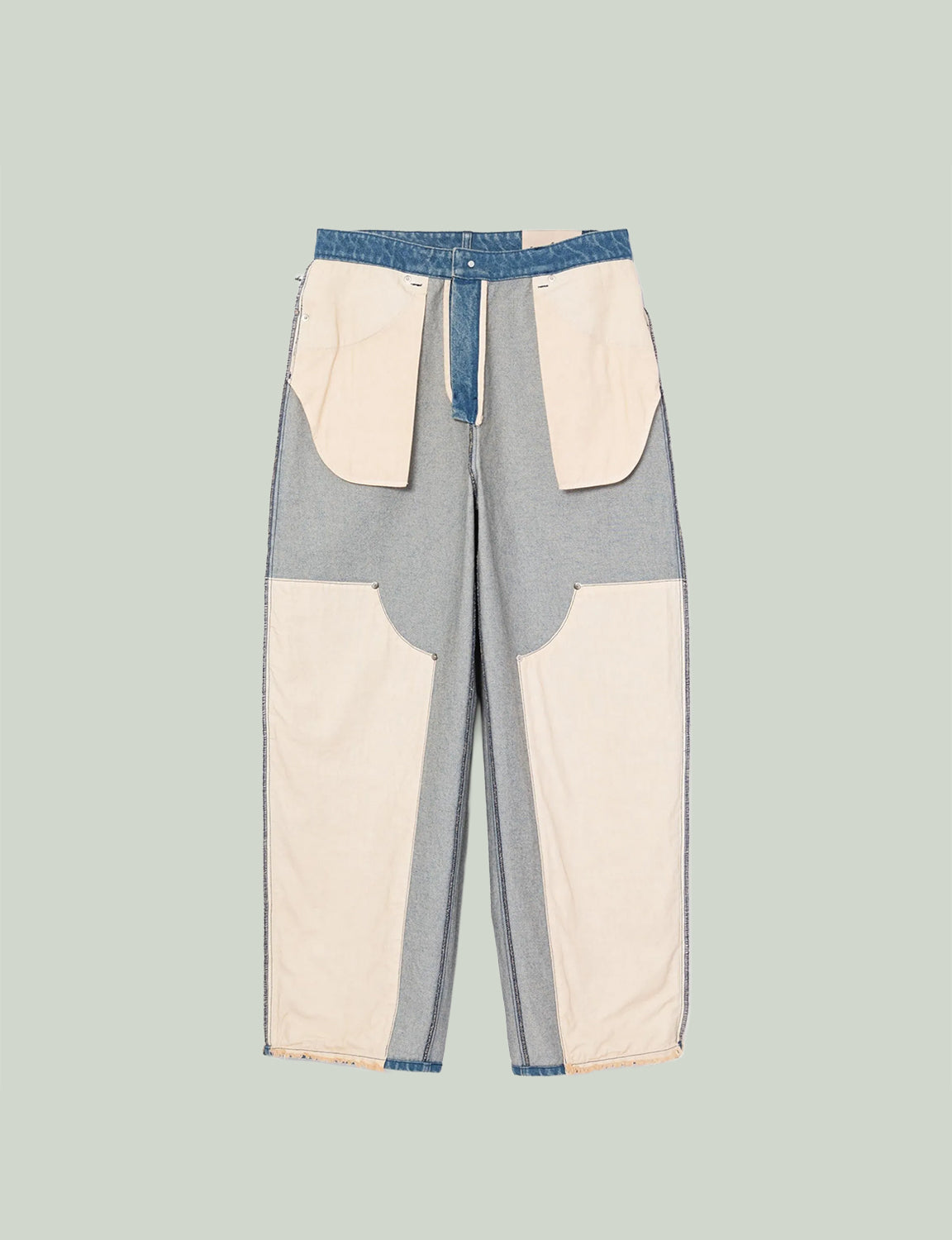 REVERSIBLE DENIM PANTS (BLUE)