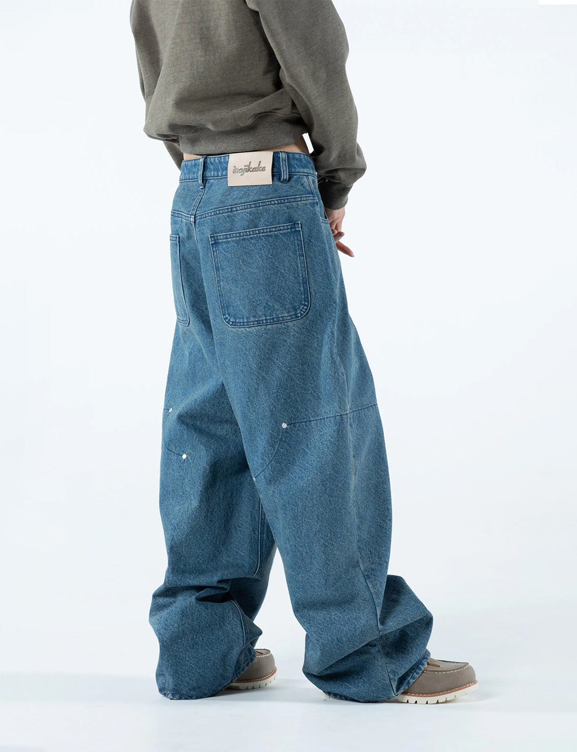 REVERSIBLE DENIM PANTS (BLUE)