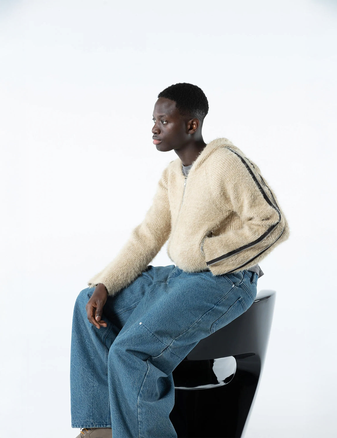 REVERSIBLE DENIM PANTS (BLUE)