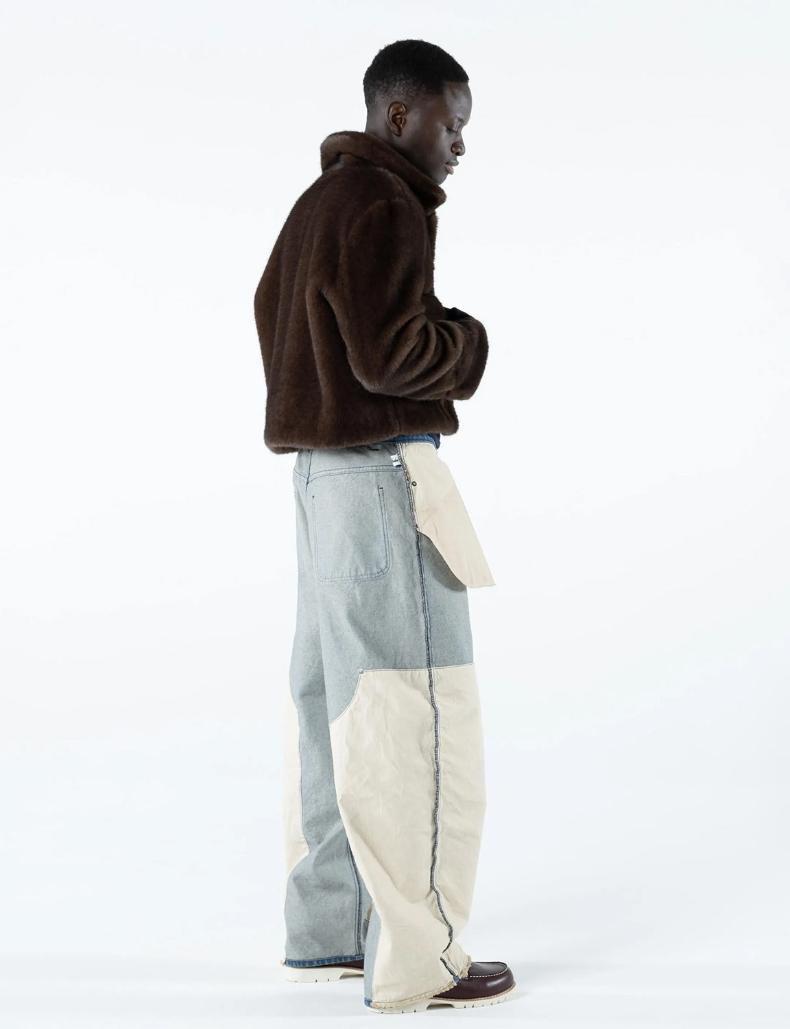 REVERSIBLE DENIM PANTS (BLUE)
