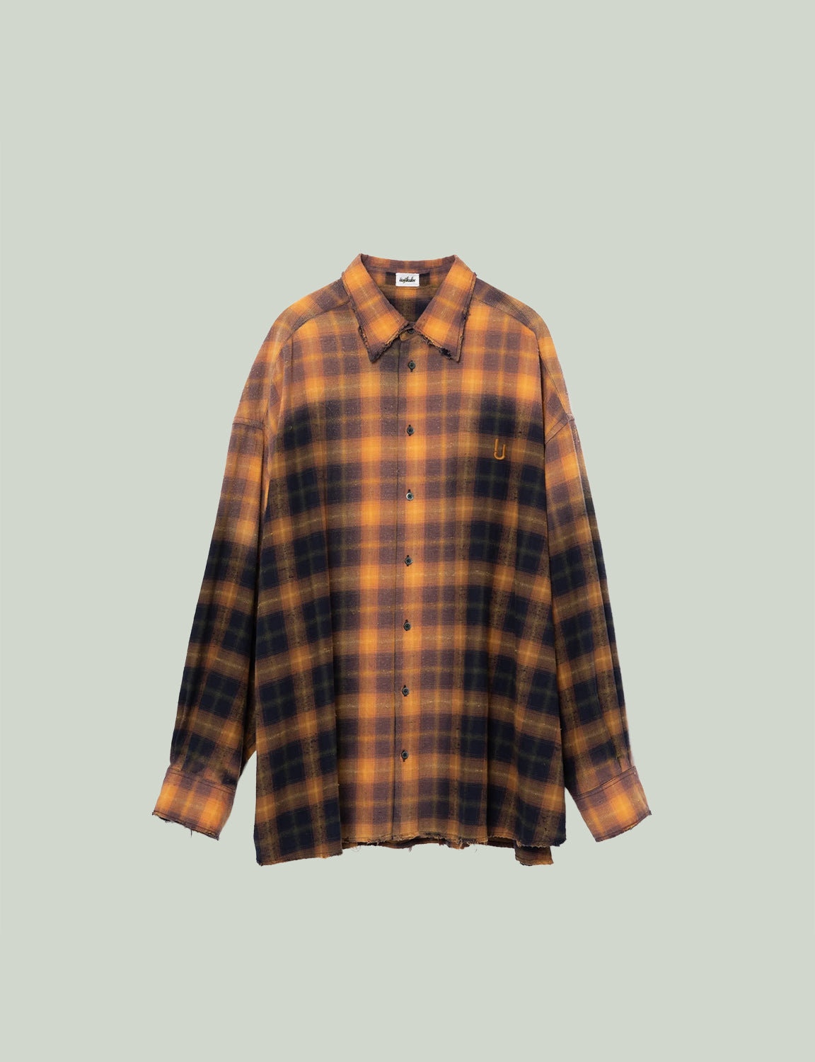 TARTAN BIG SHIRT (YELLOW)