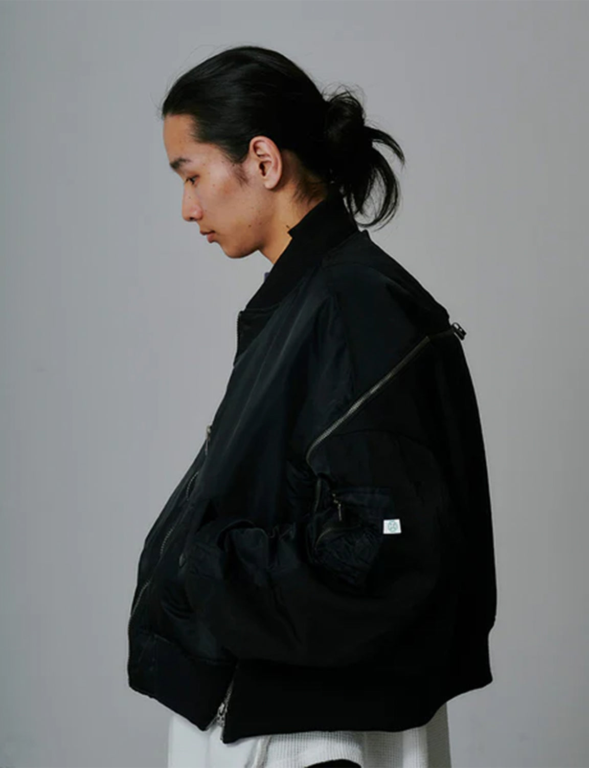 DISTORTED ZIPPER MA-1