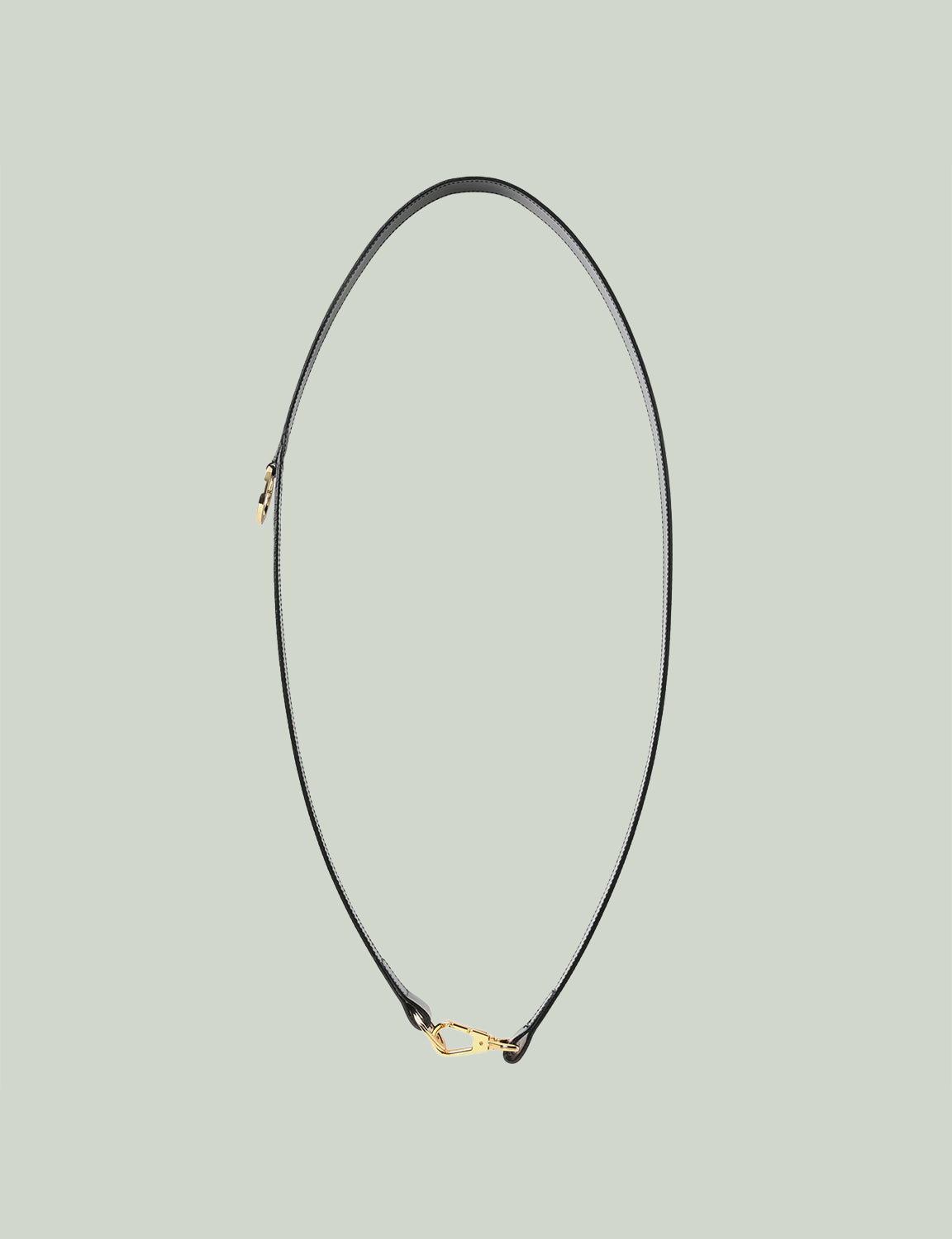 Shoulder Belt / black × gold