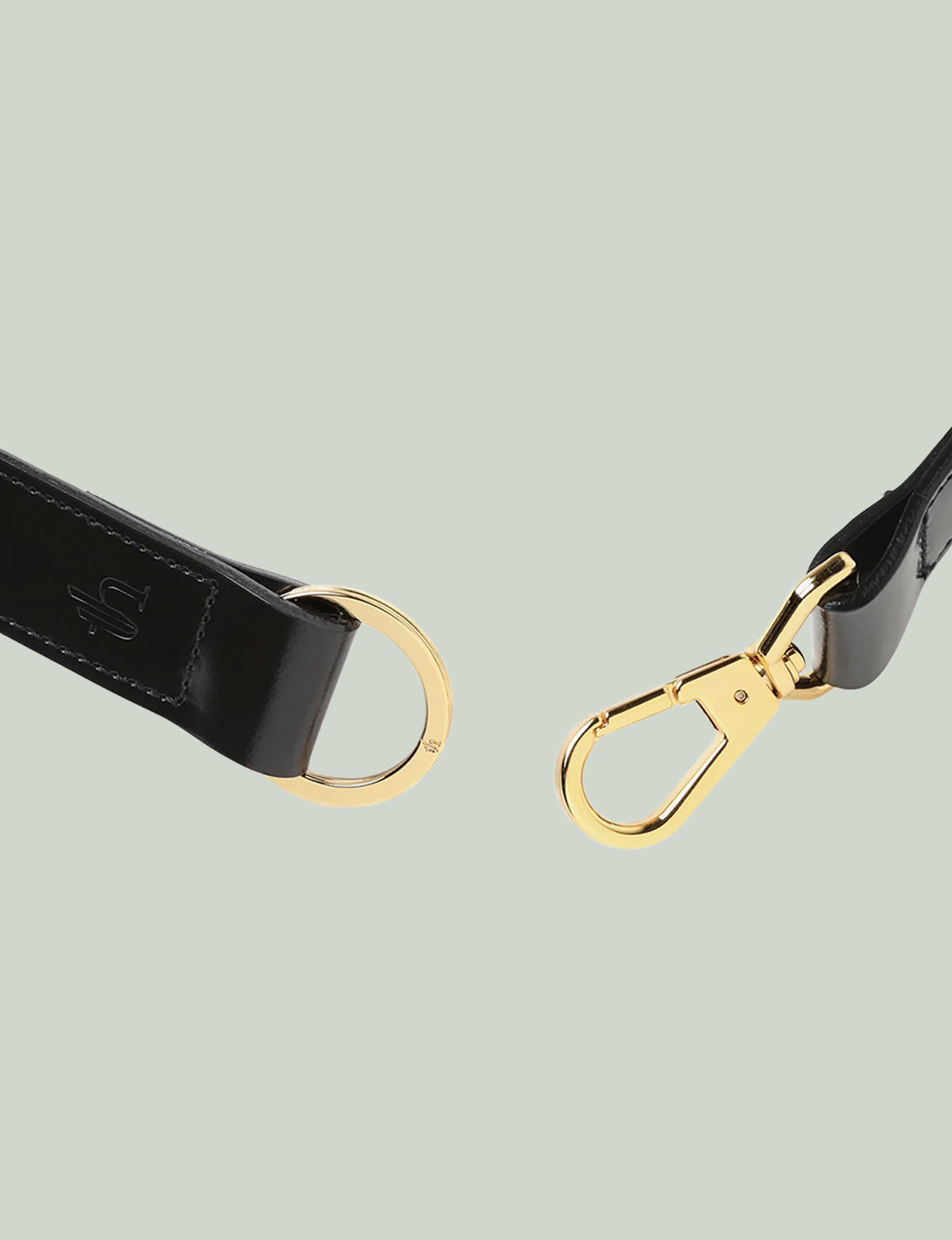 Shoulder Belt / black × gold