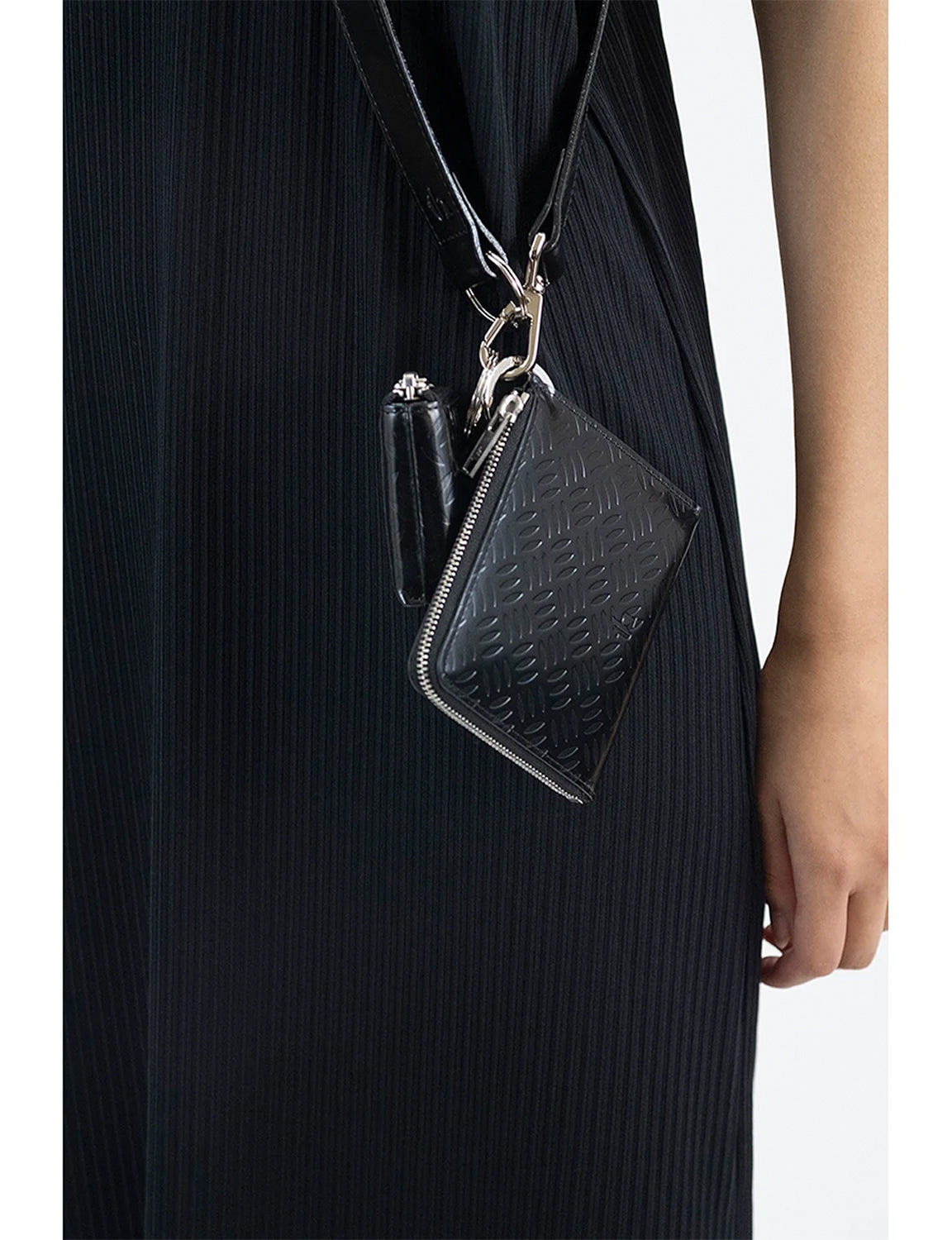 Shoulder Belt / black × gold