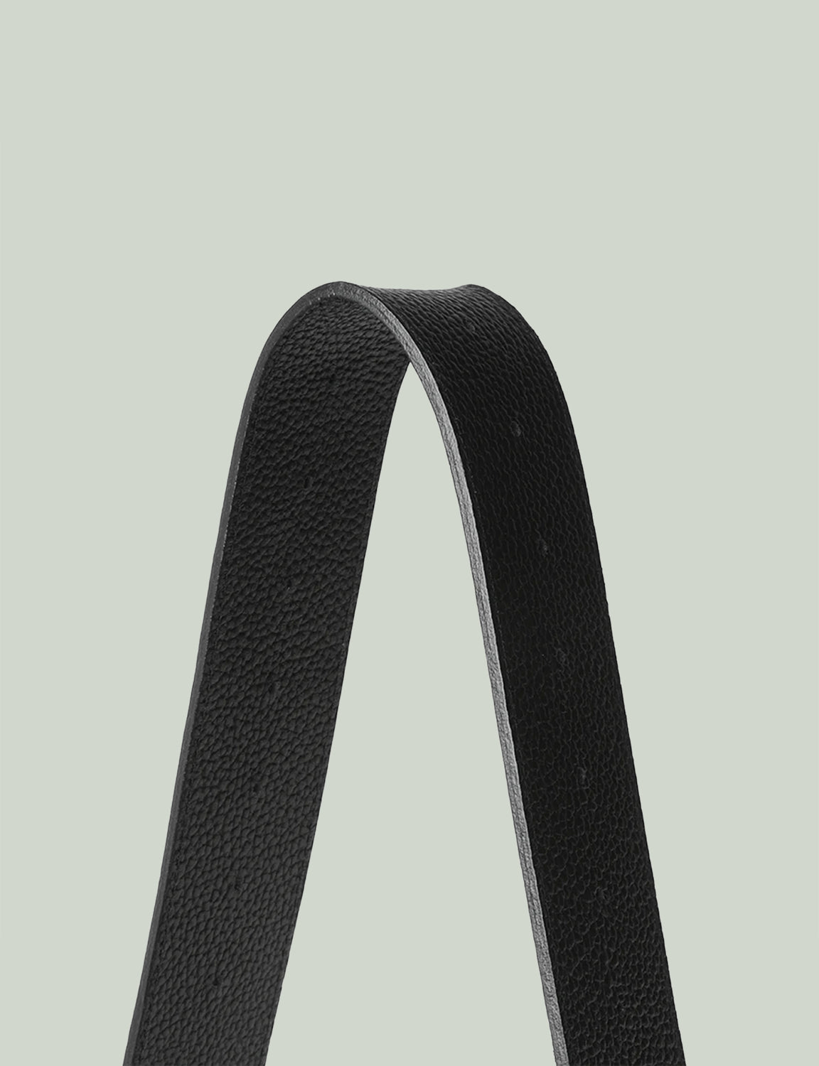 Belt Tote / black × silver