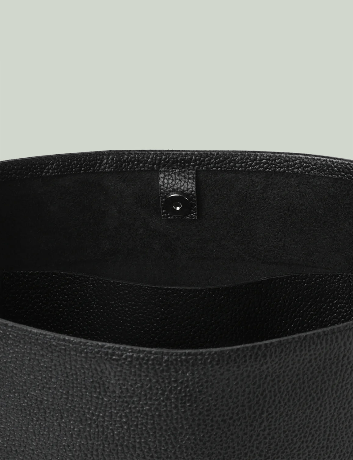 Belt Tote / black × silver