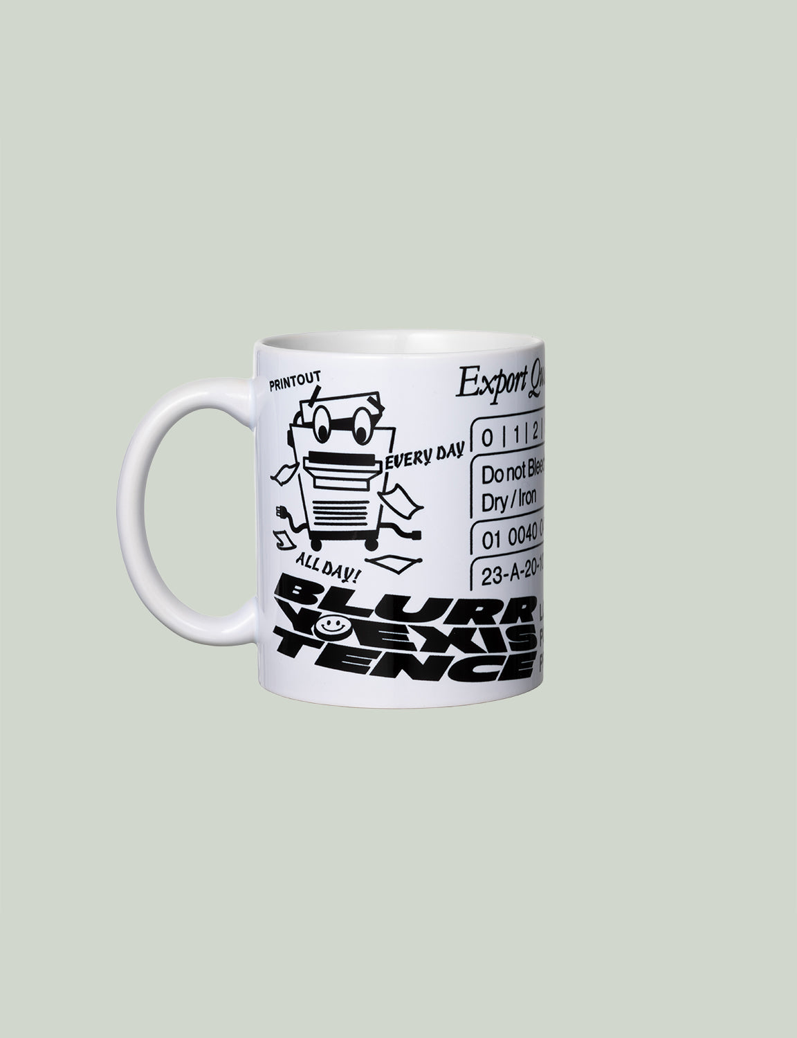 PRINTOUT X PONTI - 'LET'S GET PHYSICAL!' MUG CUP