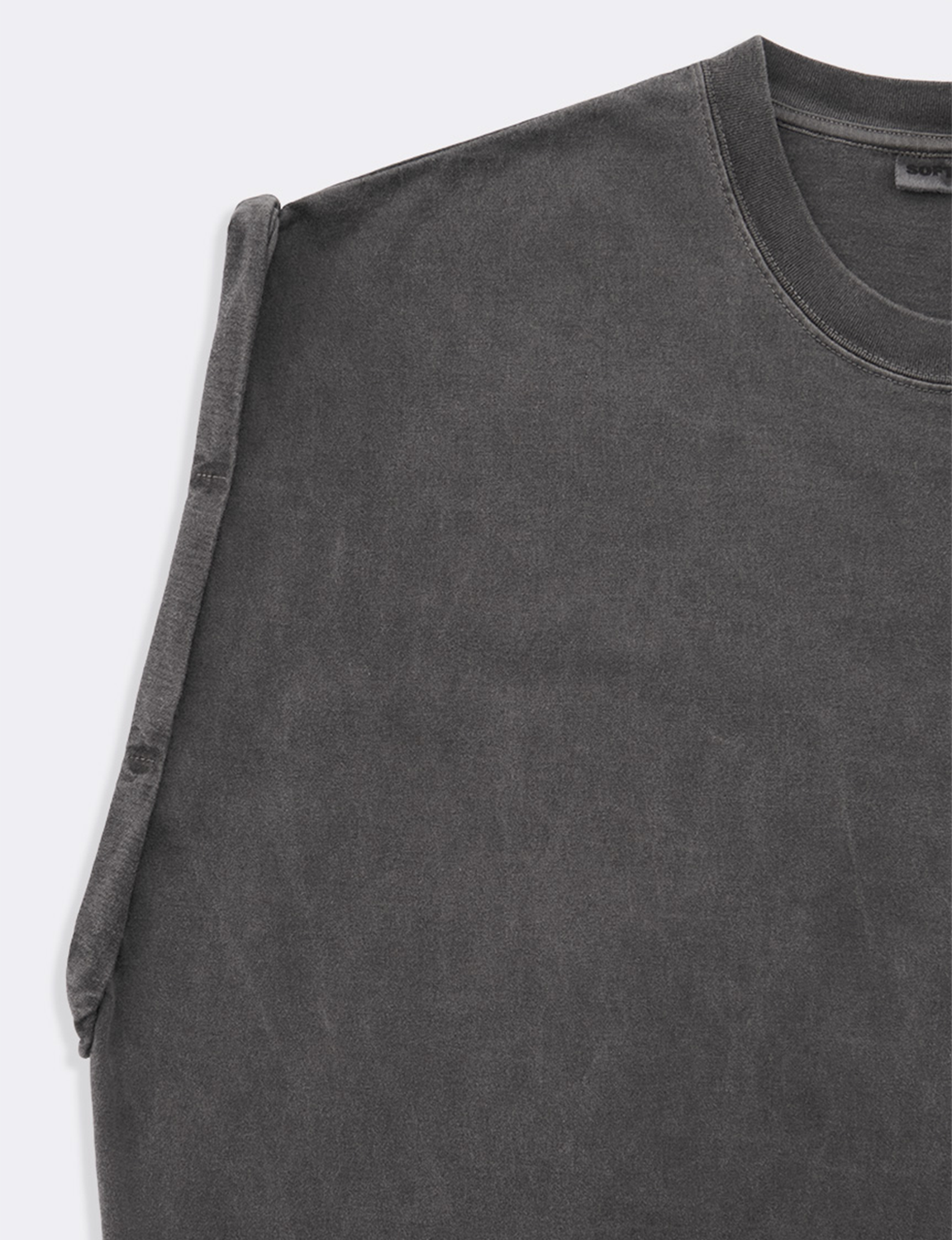 PIGMENT DYED ROLLED SLEEVE TEE