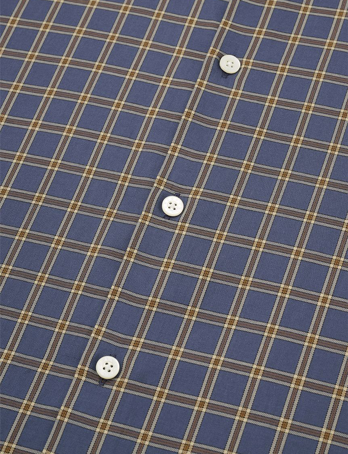 CHECK PATTERNED BASIC S/S SHIRT