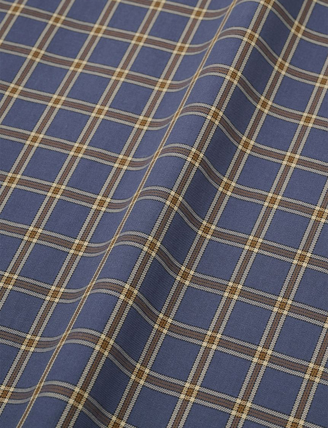 CHECK PATTERNED BASIC S/S SHIRT