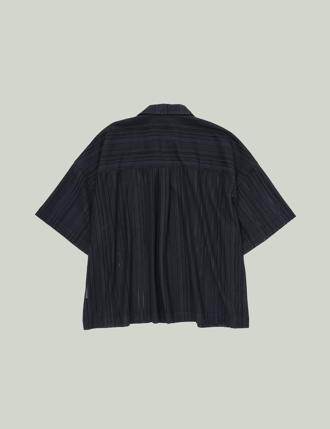 MESH CROPPED SHIRT