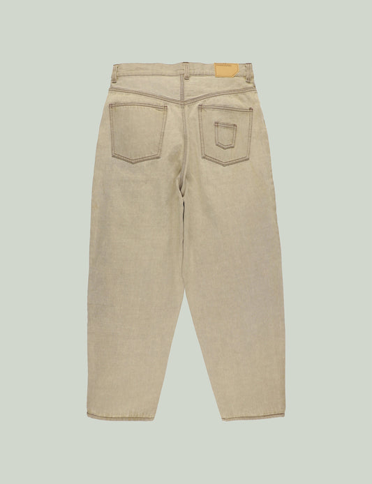 6 POCKET JEANS – BEIGE