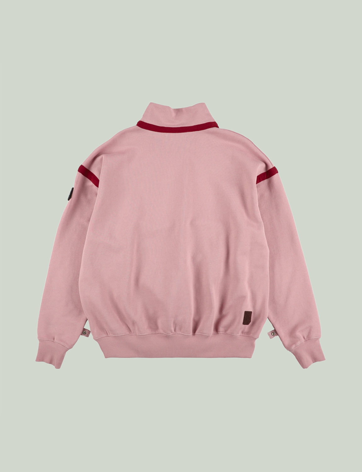 QUARTER ZIP SWEATSHIRT – PINK