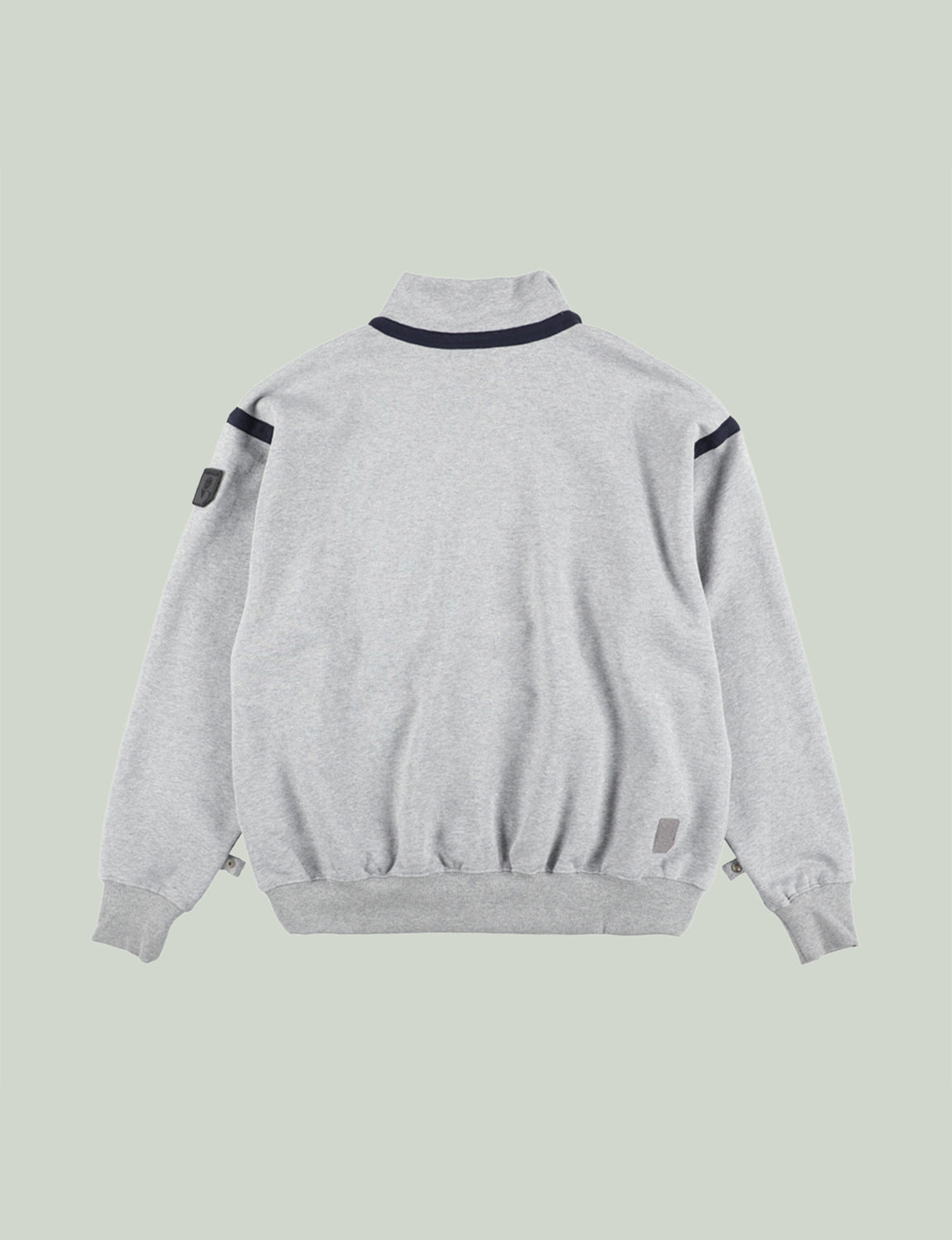 QUARTER ZIP SWEATSHIRT – HEATHER GREY