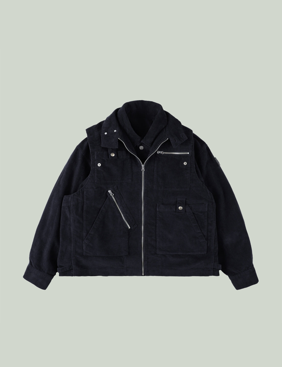 DOUBLE CORD JACKET – NAVY