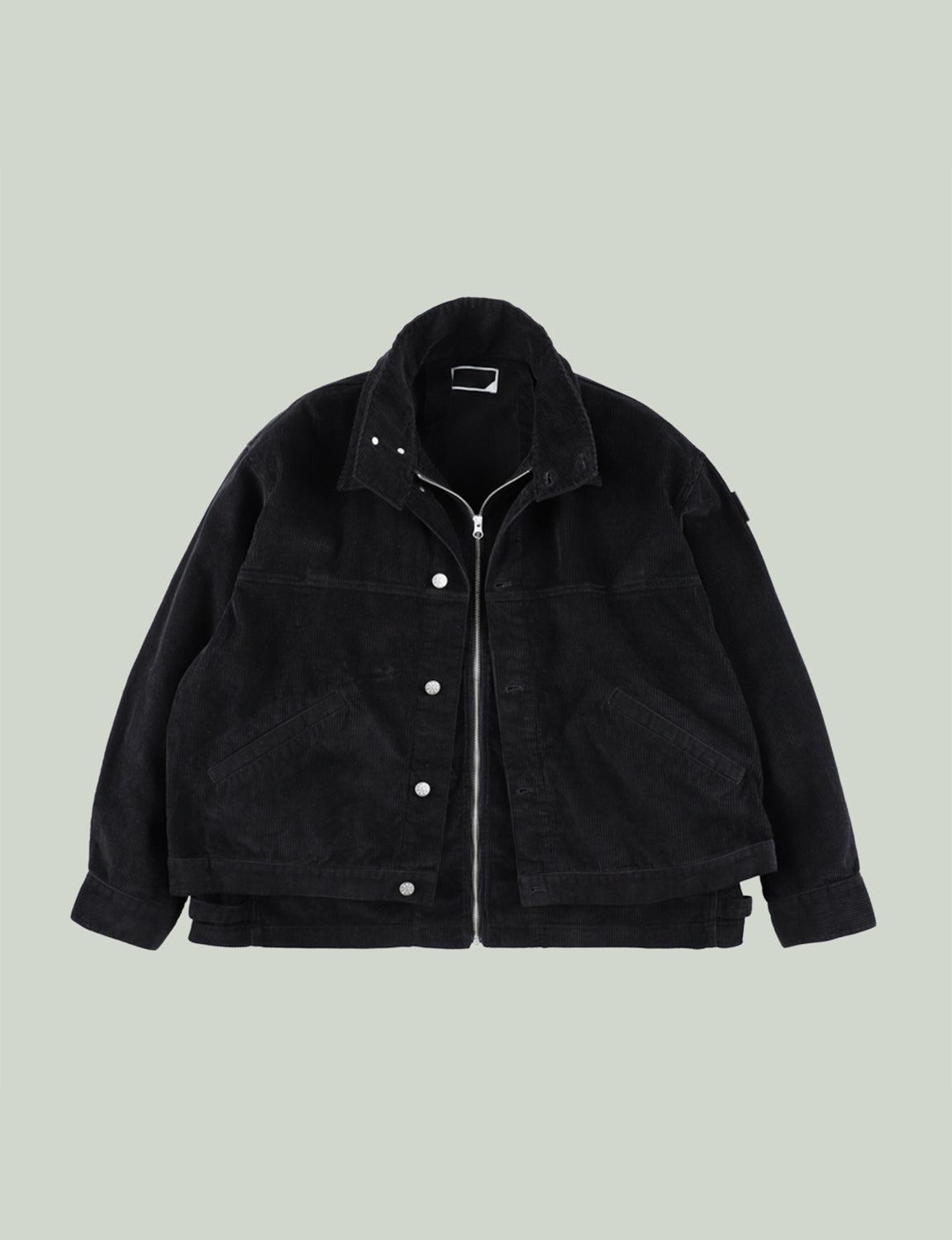 DOUBLE CORD JACKET – BLACK