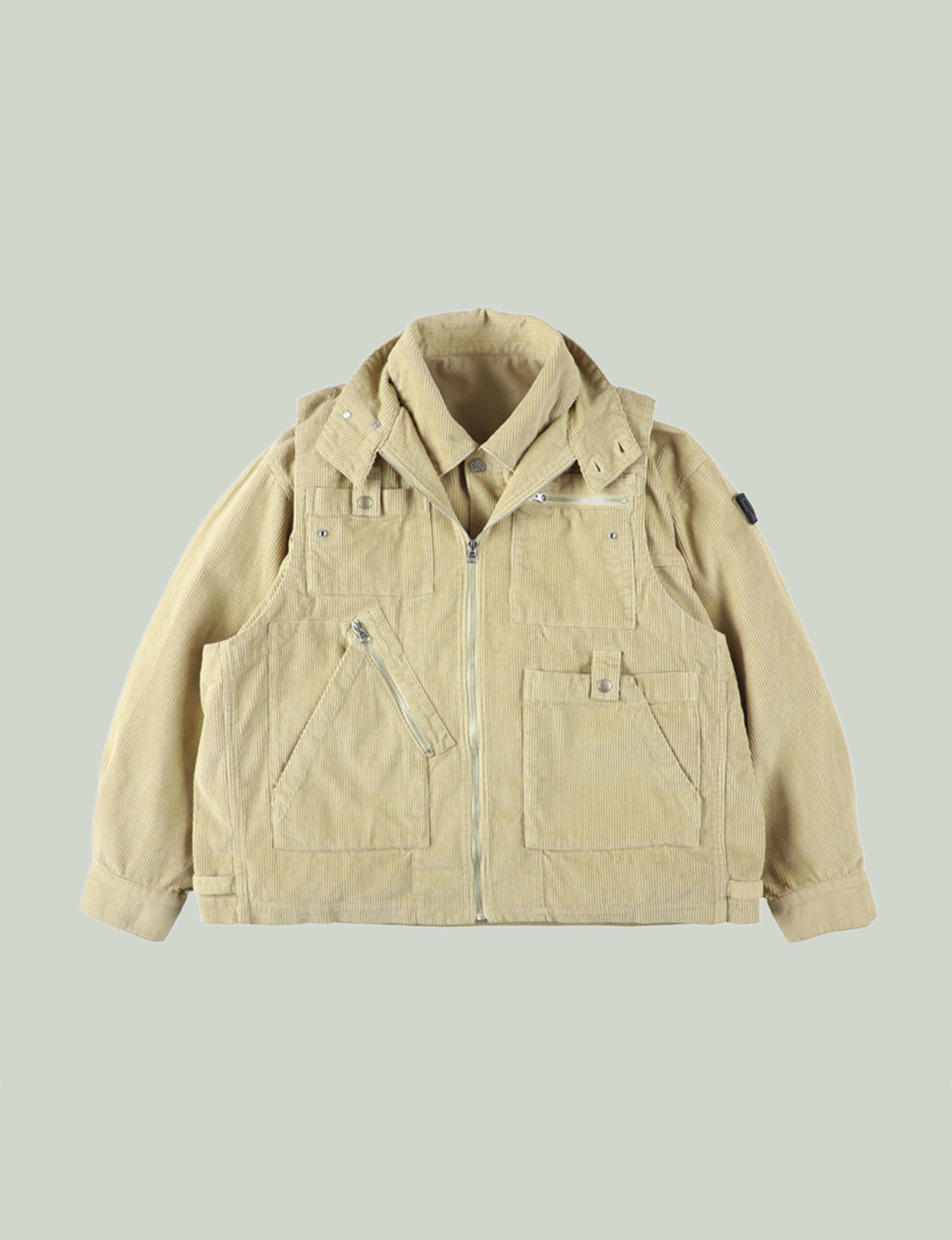 DOUBLE CORD JACKET – BEIGE