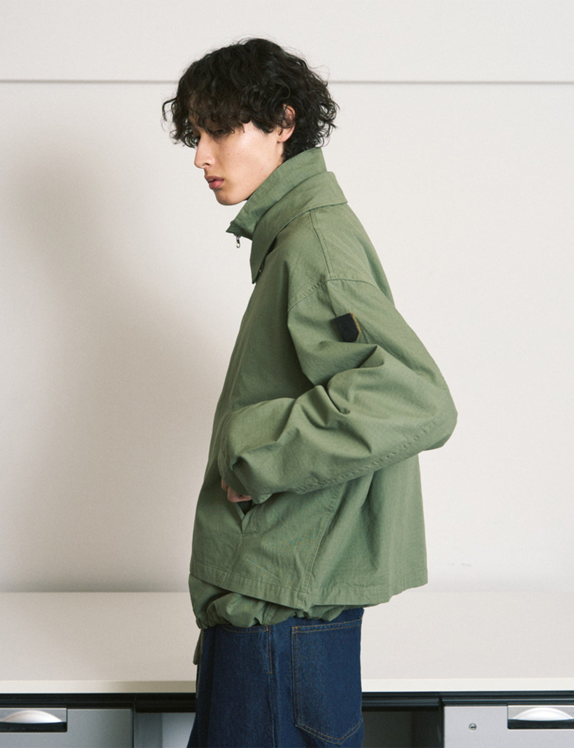 DOUBLE ZIP RIPSTOP JACKET – OLIVE DRAB