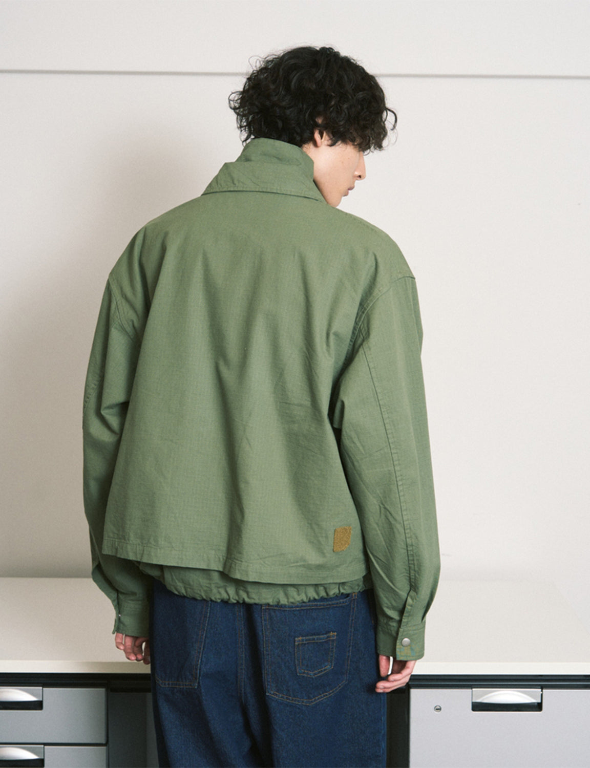 DOUBLE ZIP RIPSTOP JACKET – OLIVE DRAB