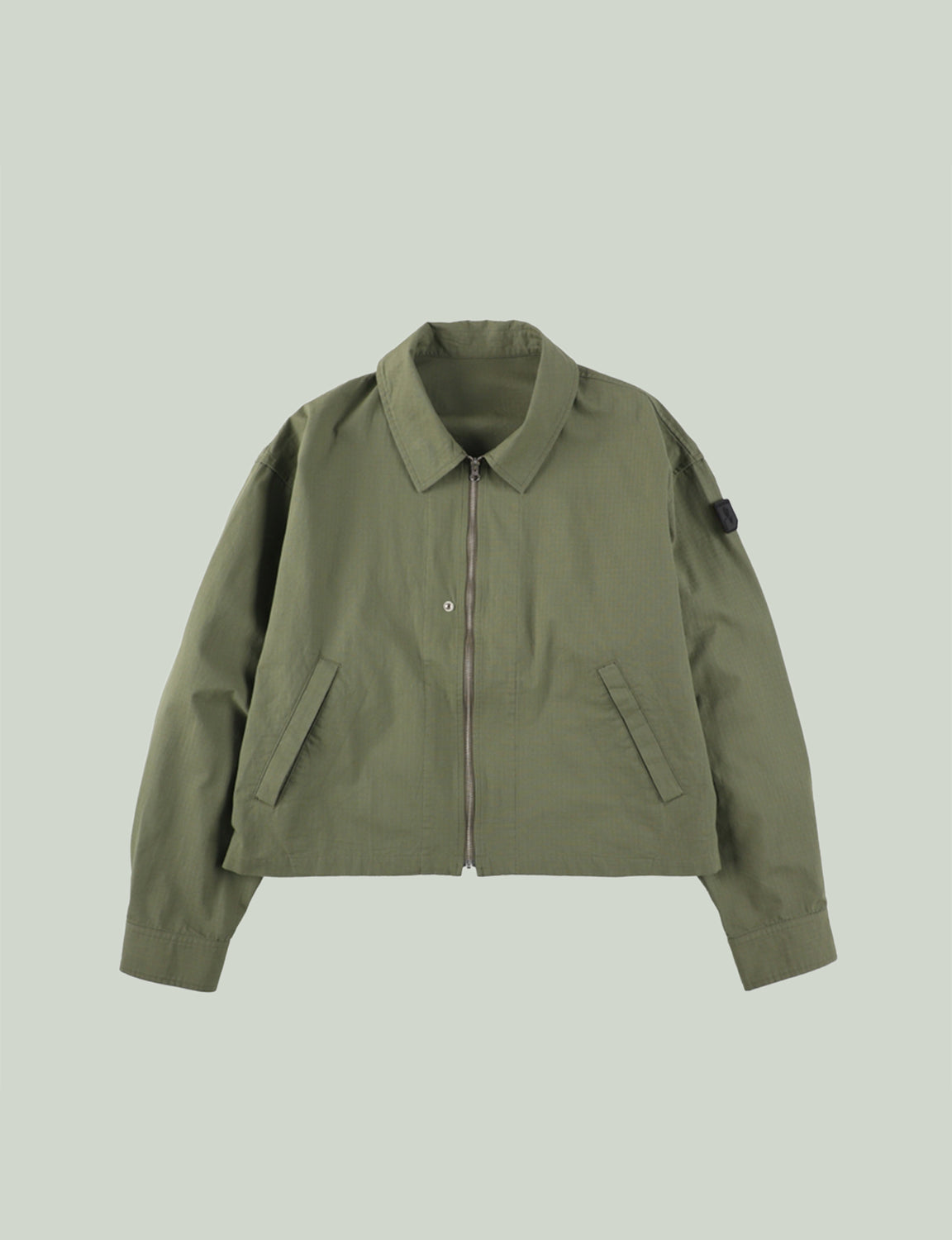 DOUBLE ZIP RIPSTOP JACKET – OLIVE DRAB