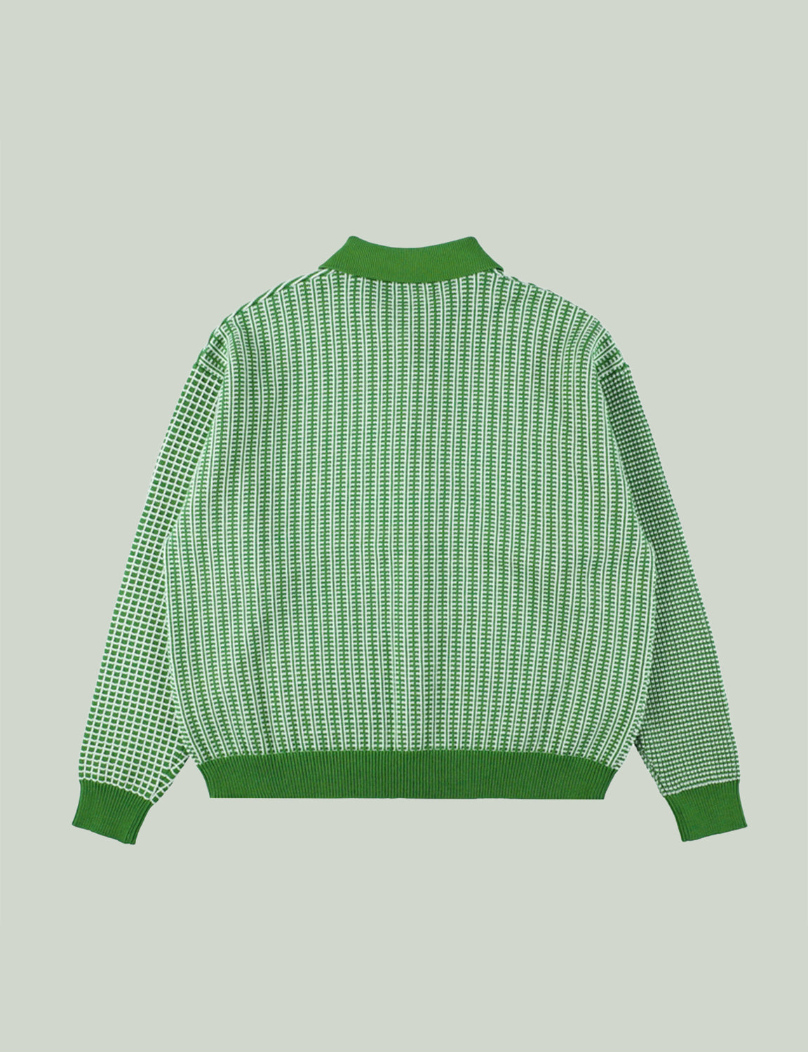 MULTI KNIT SHIRT JACKET – GREEN