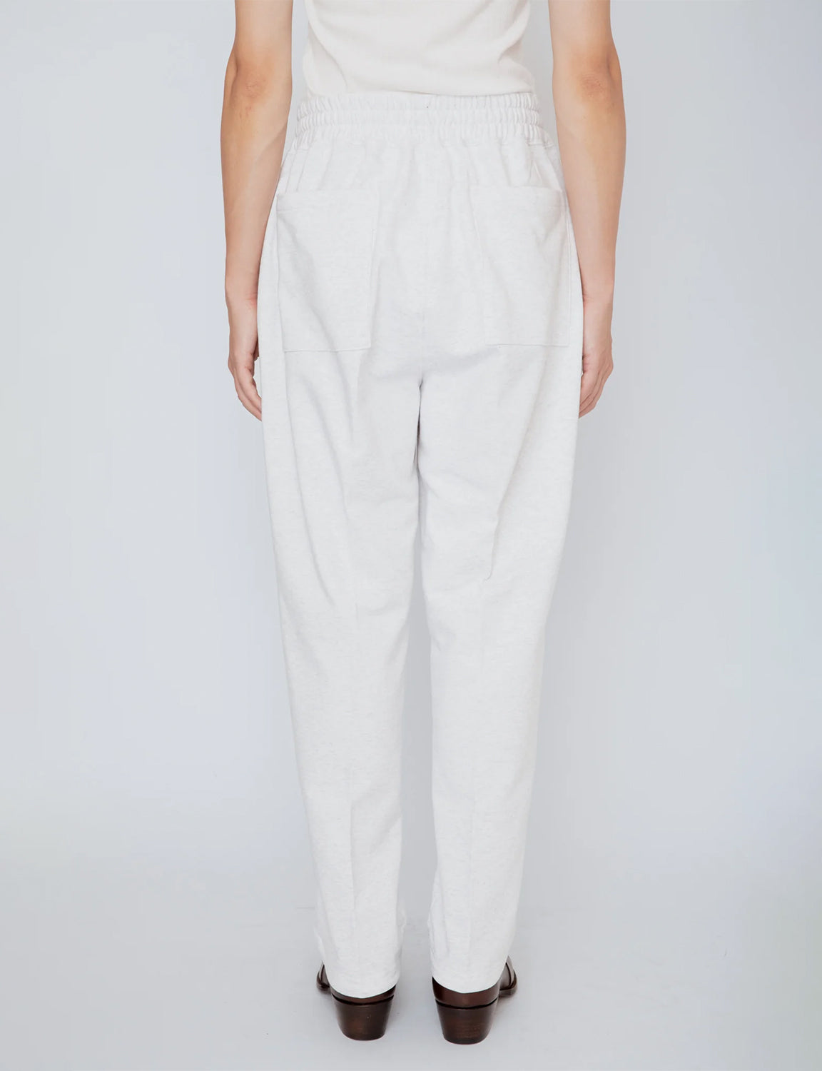 EASY SWEATPANTS / HEATHER WHITE
