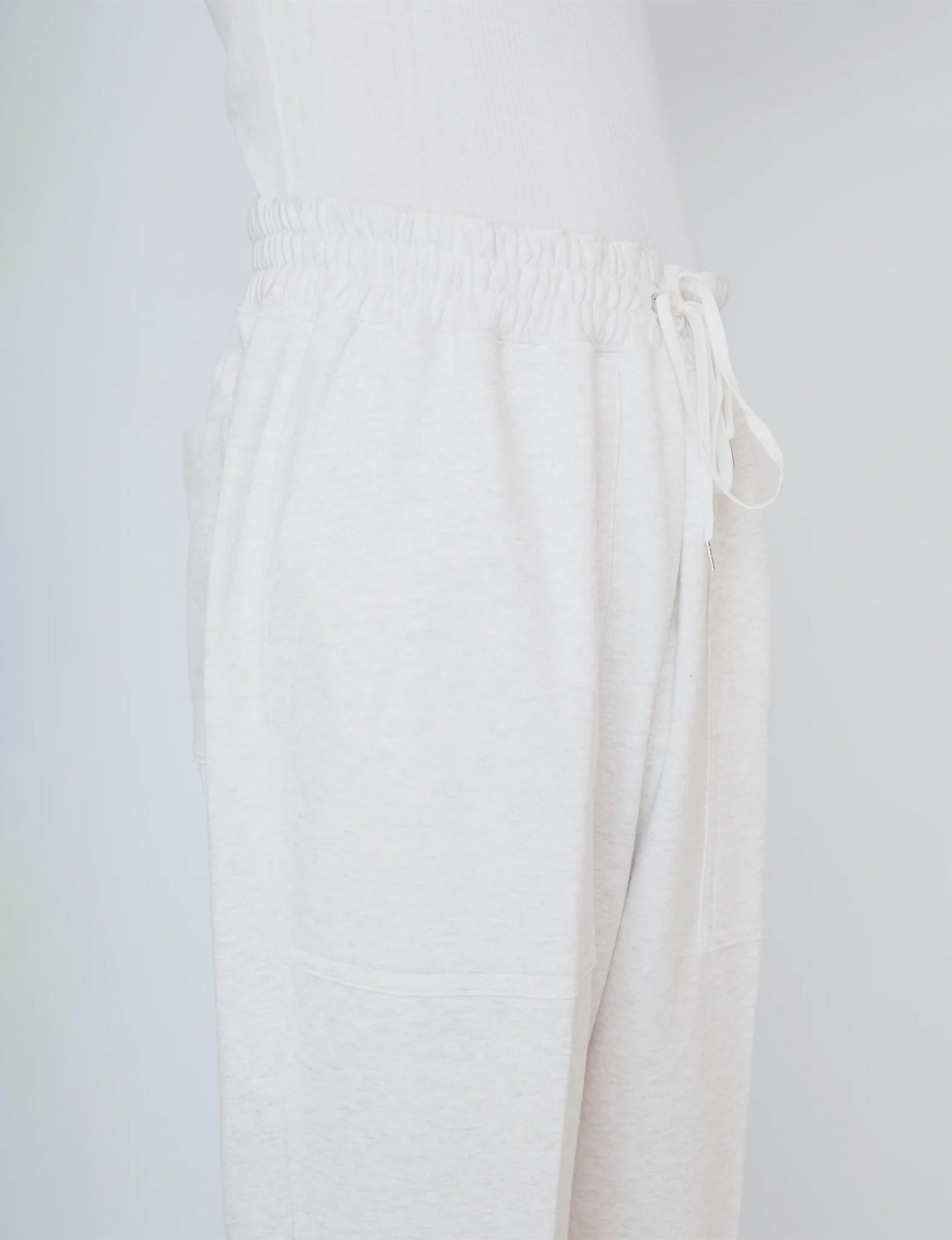 EASY SWEATPANTS / HEATHER WHITE