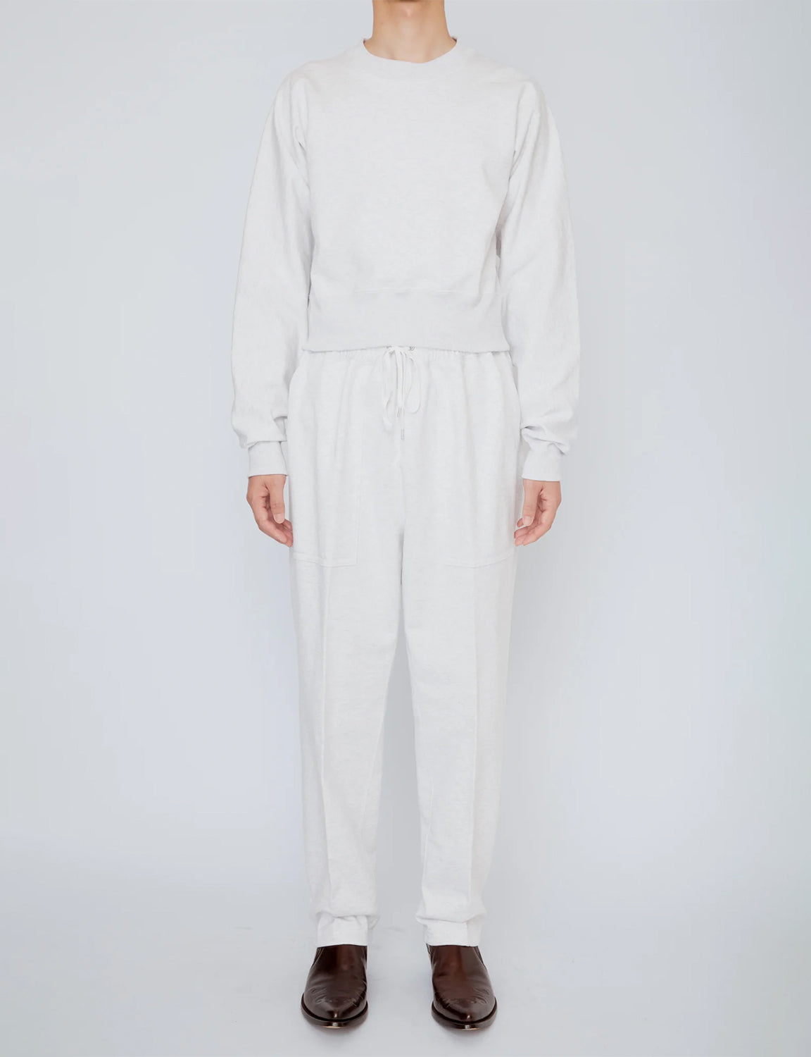 EASY SWEATPANTS / HEATHER WHITE