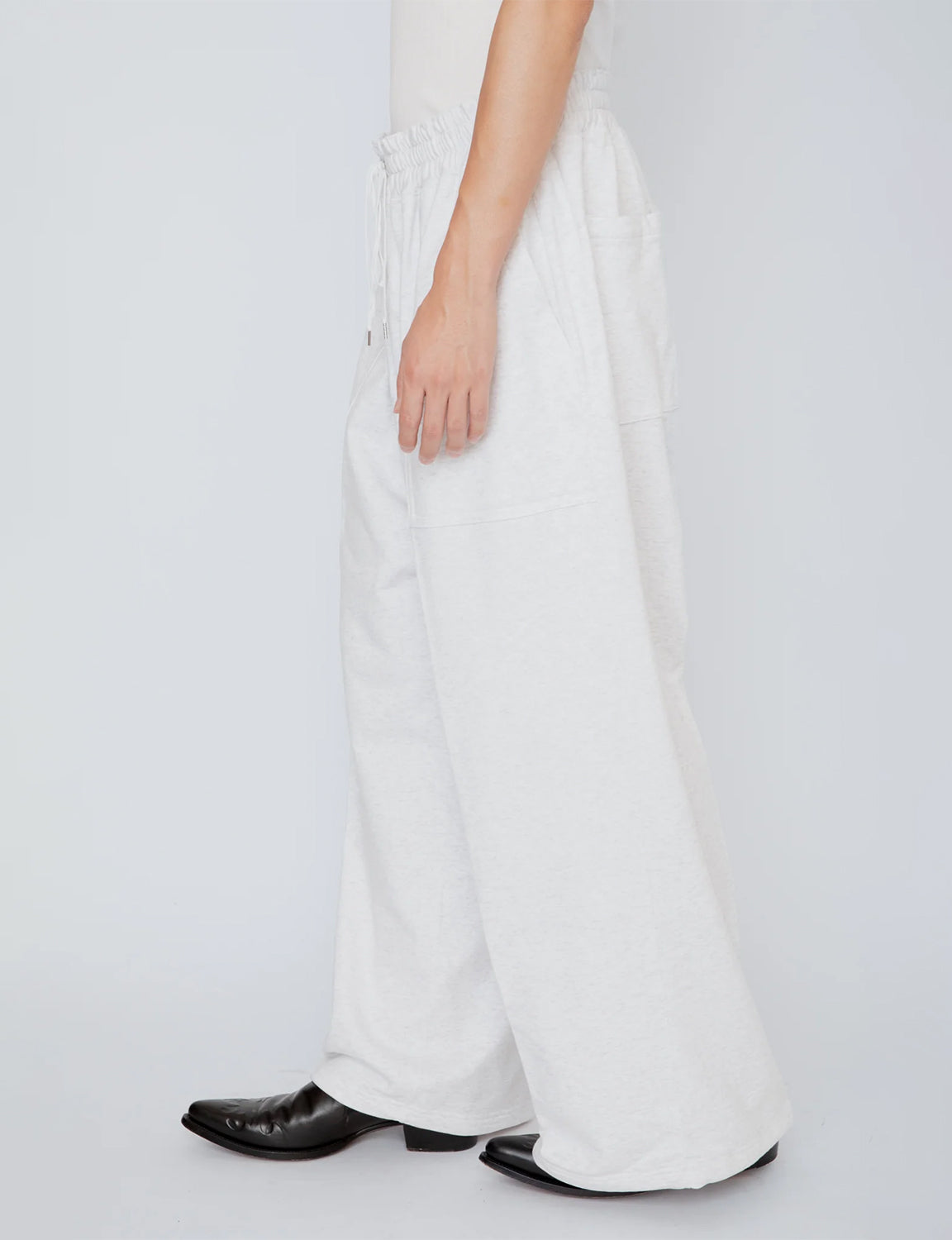 HAKAMA SWEATPANTS / HEATHER WHITE